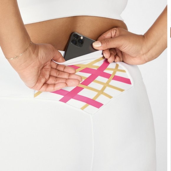 NWT White Plus Size Leggings by Fabletics - Picture 2 of 7